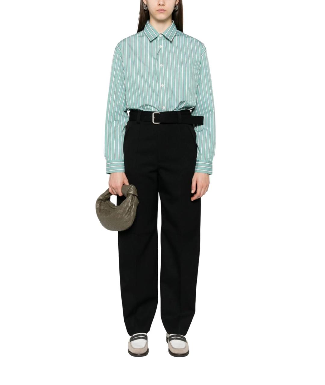 BOTTEGA VENETA Черные прямые брюки, фото 2