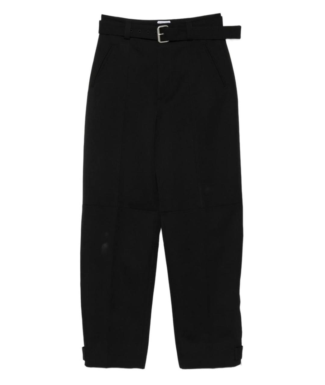 BOTTEGA VENETA Черные прямые брюки, фото 1