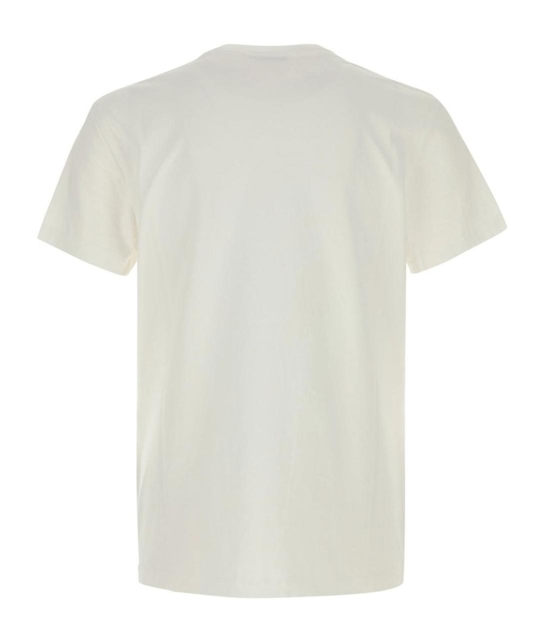 CHRISTIAN DIOR Белая хлопковая футболка, фото 2