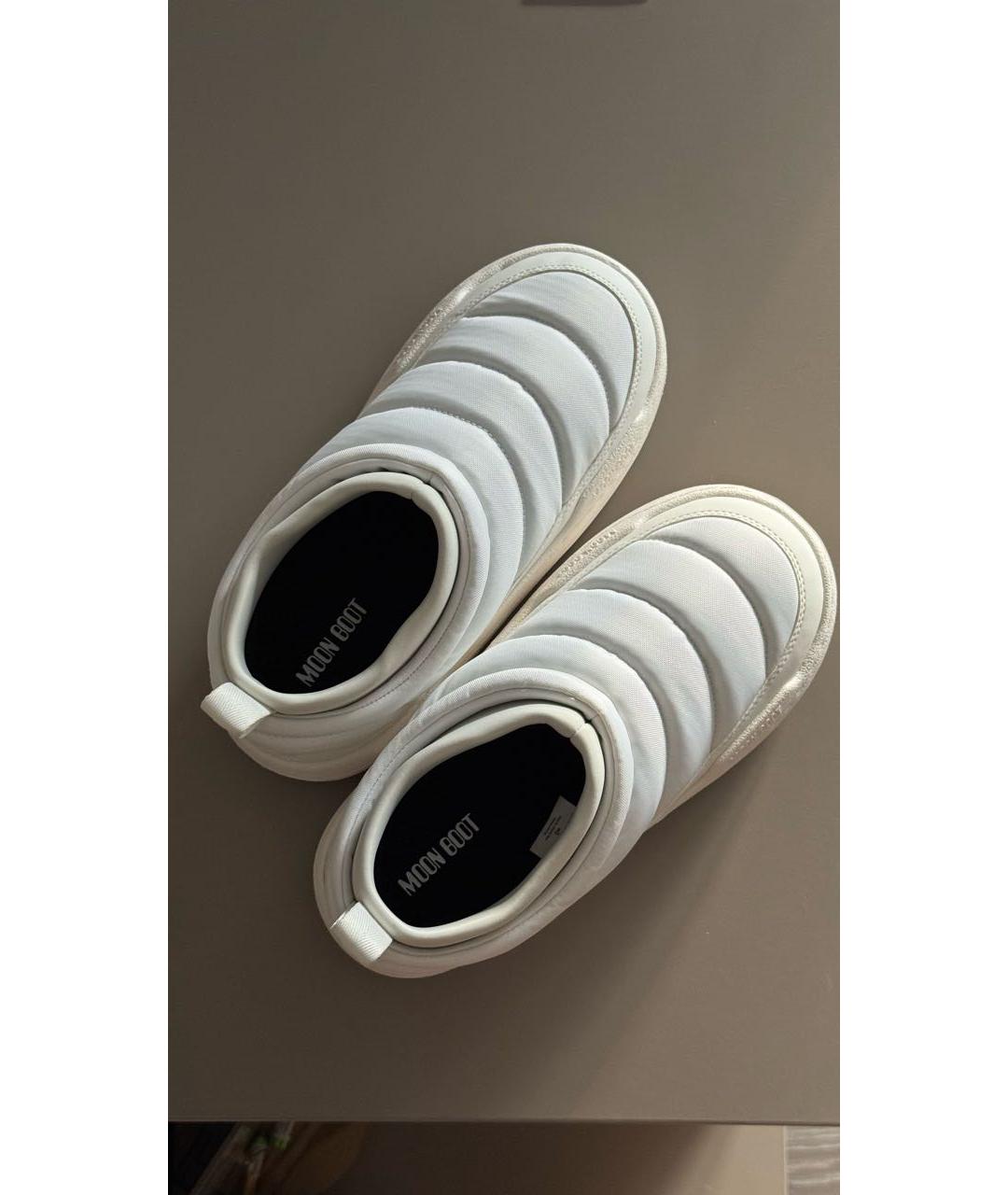 MOON BOOT Белые синтетические ботинки, фото 3