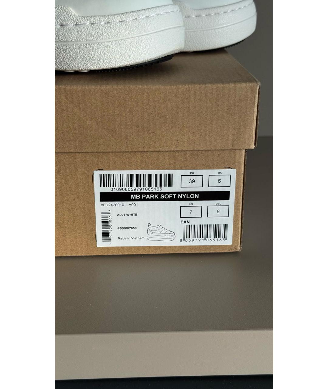 MOON BOOT Белые синтетические ботинки, фото 5