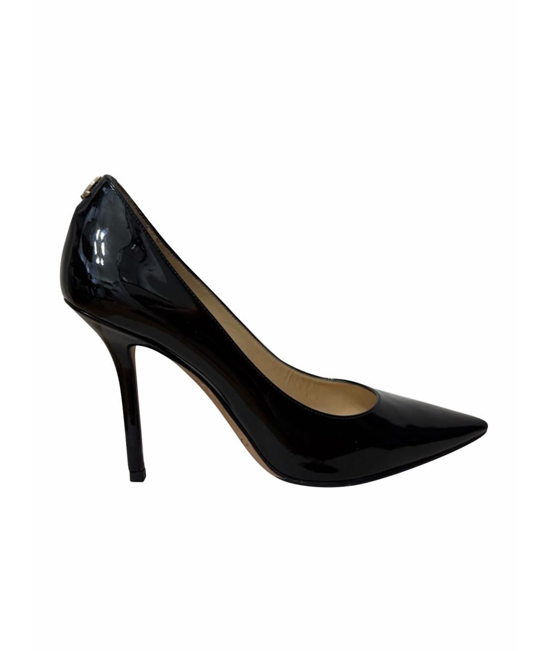 JIMMY CHOO Черные туфли из лакированной кожи, фото 1