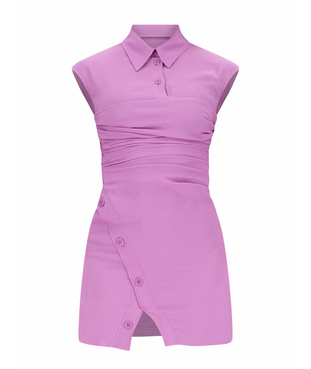 MOSCHINO JEANS Розовое вискозное повседневное платье, фото 1