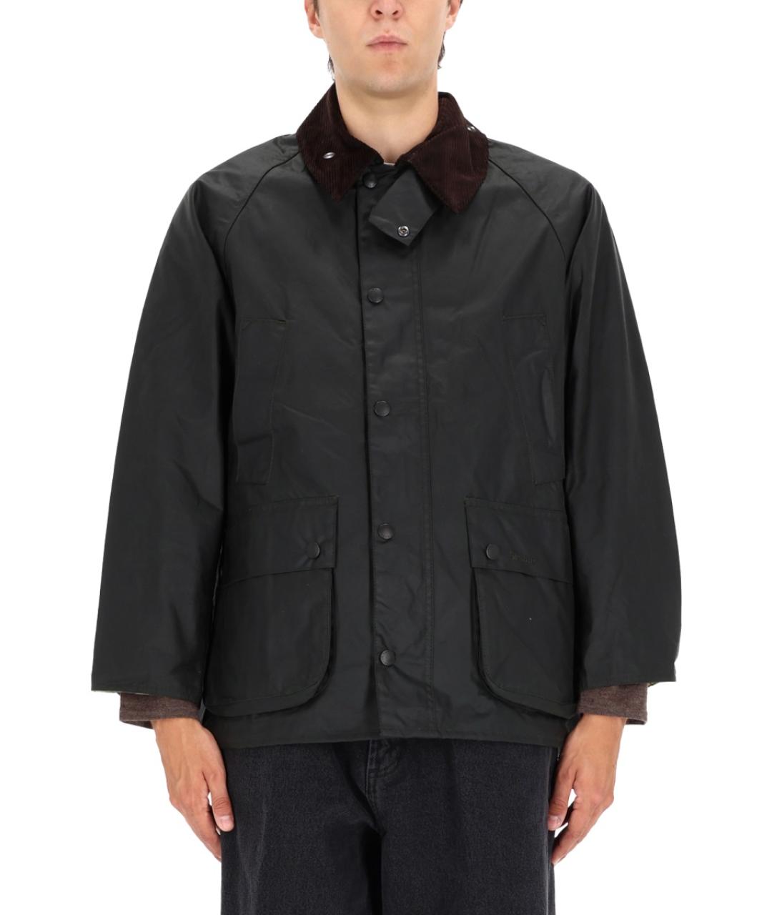 BARBOUR Черная хлопковая куртка, фото 5