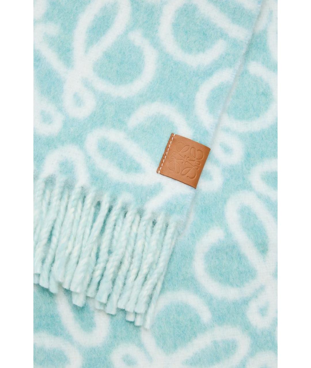 LOEWE Голубой шарф, фото 3