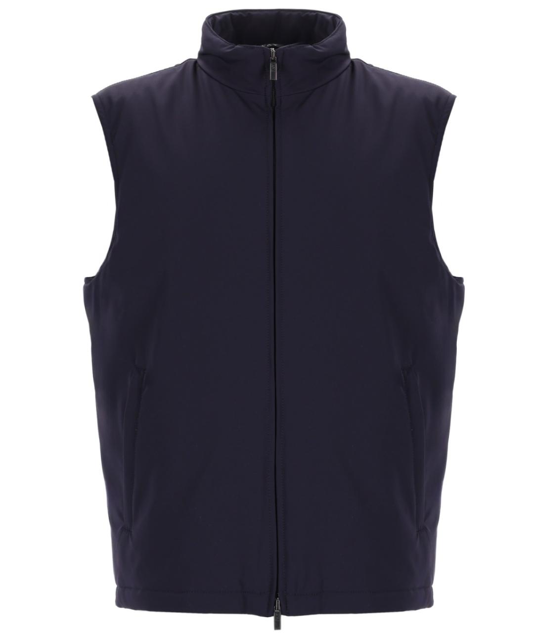 FAY Синий полиамидовый жилет, фото 1