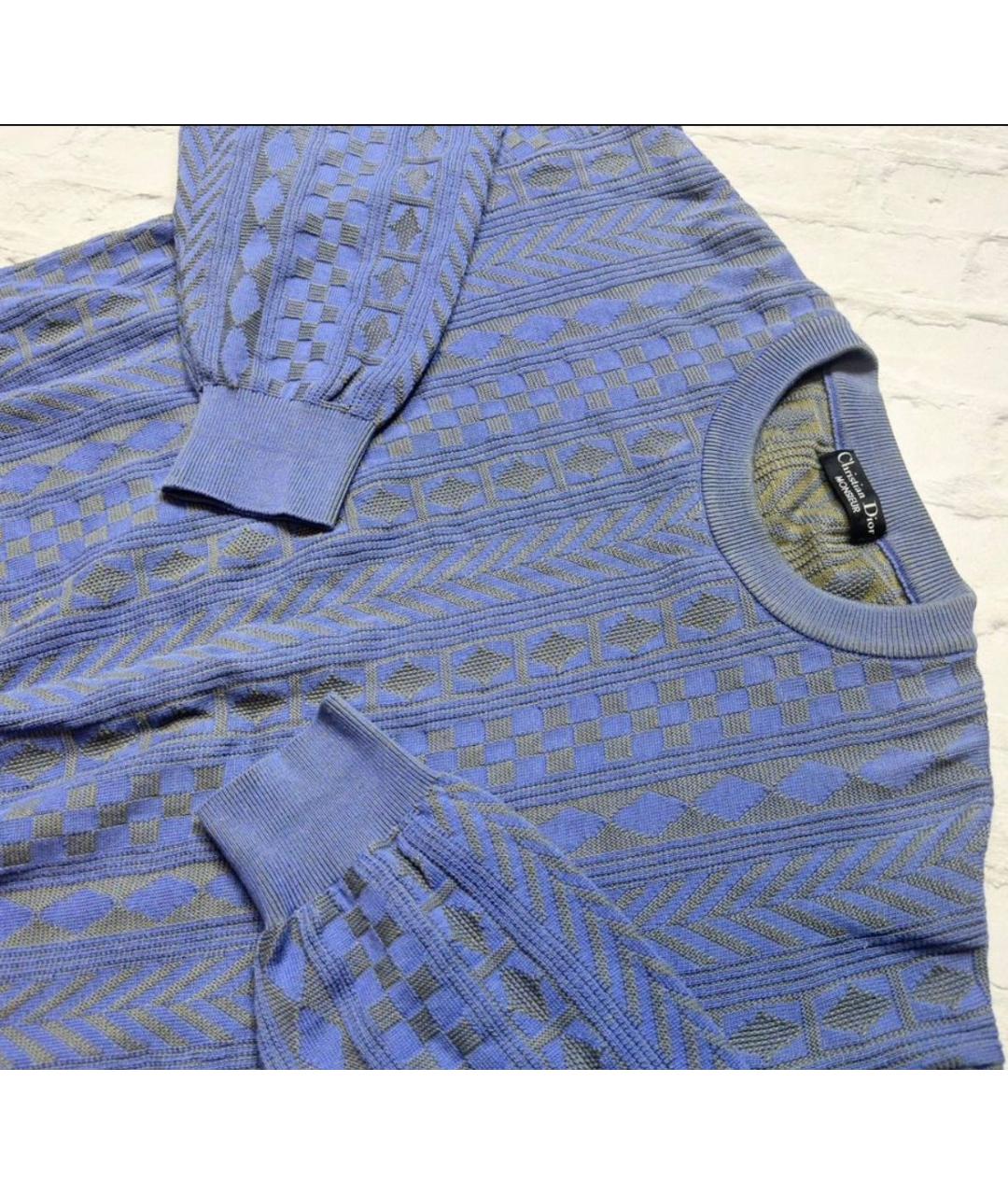 CHRISTIAN DIOR Мульти хлопковый джемпер / свитер, фото 4