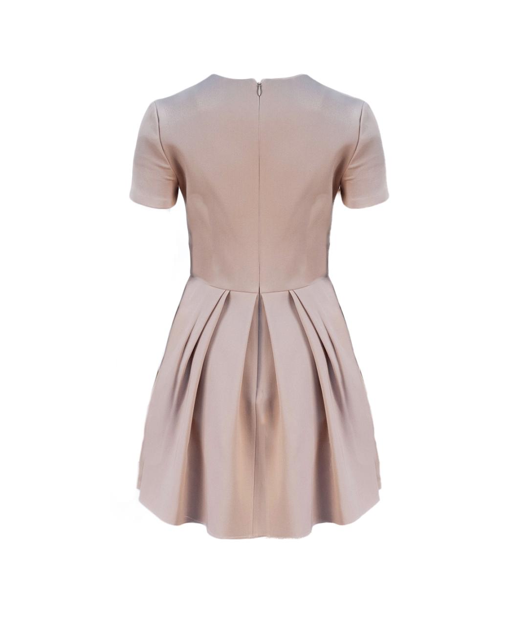CHRISTIAN DIOR Розовое шерстяное повседневное платье, фото 2