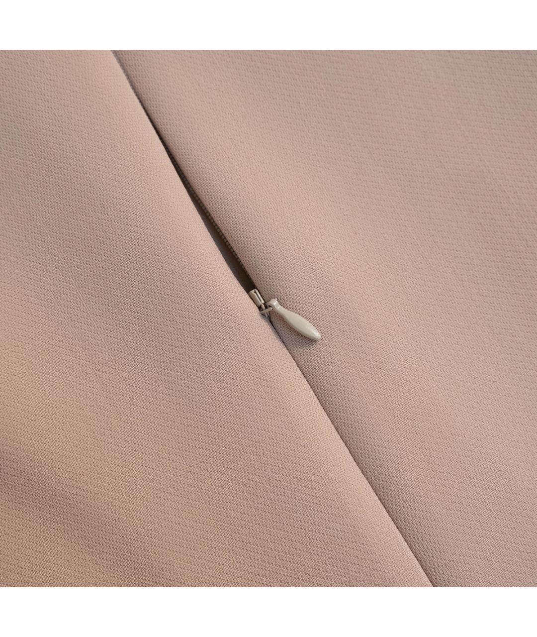 CHRISTIAN DIOR Розовое шерстяное повседневное платье, фото 5