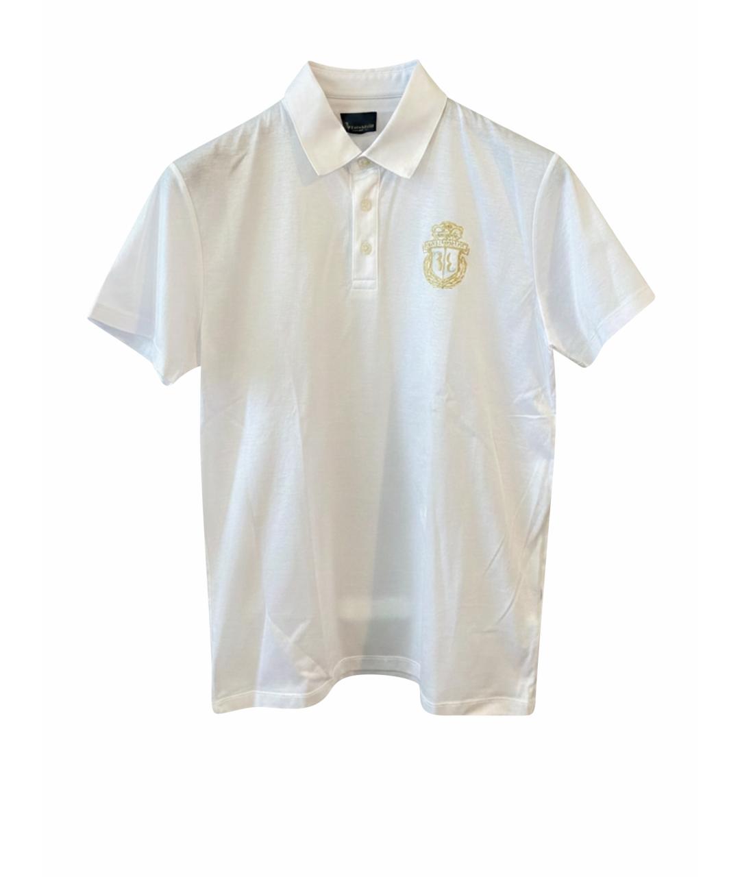 BILLIONAIRE Белое поло с коротким рукавом, фото 1