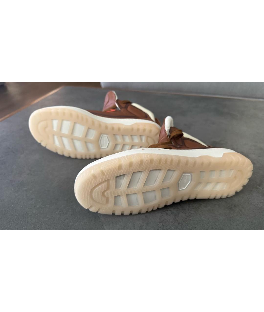 BARRACUDA Коричневые кожаные кеды, фото 4