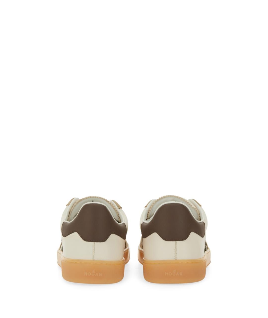 HOGAN Мульти кожаные низкие кроссовки / кеды, фото 3
