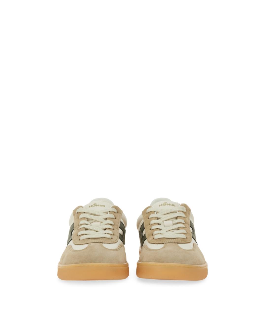 HOGAN Мульти кожаные низкие кроссовки / кеды, фото 4