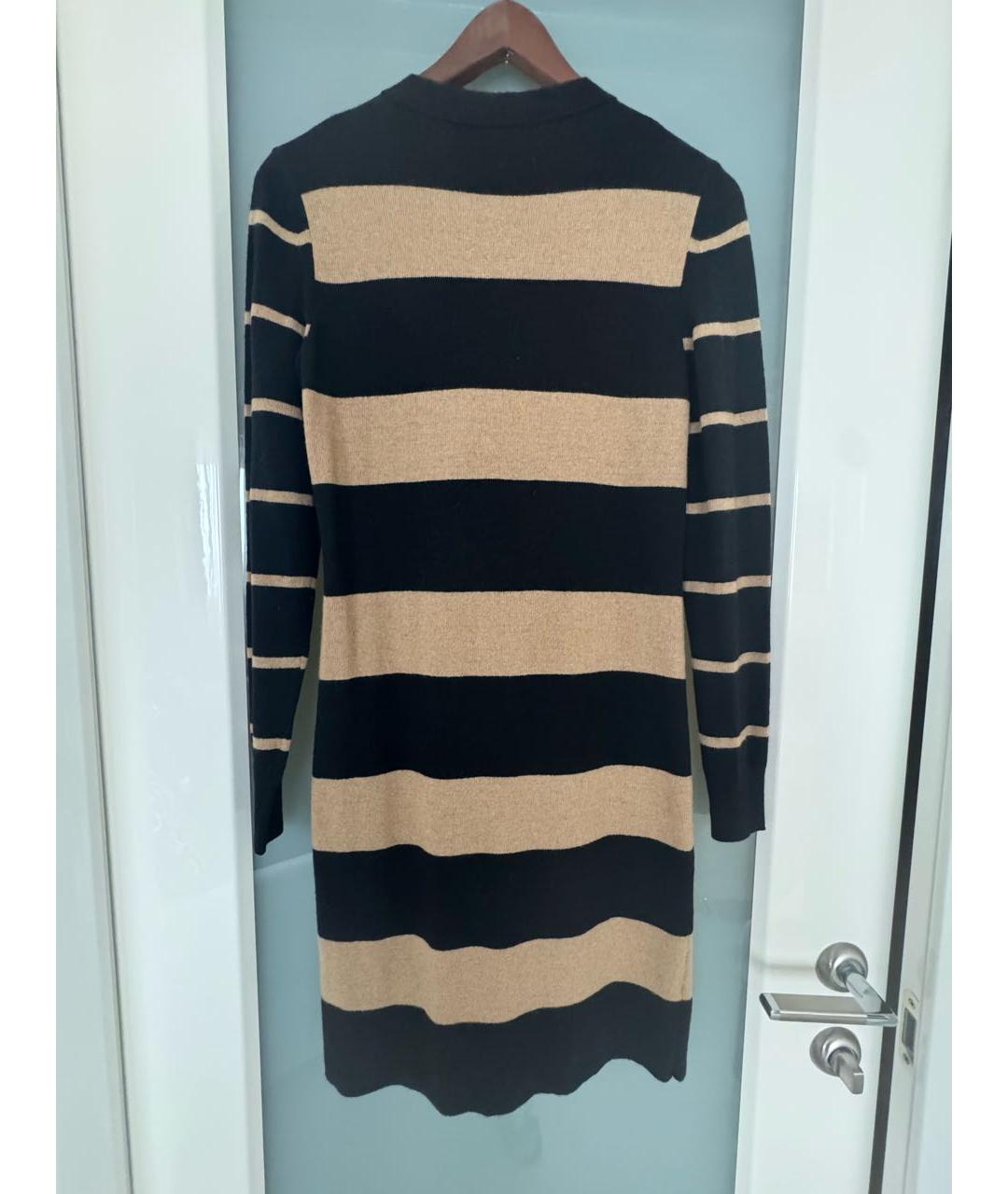 LOVE MOSCHINO Мульти шерстяное повседневное платье, фото 2