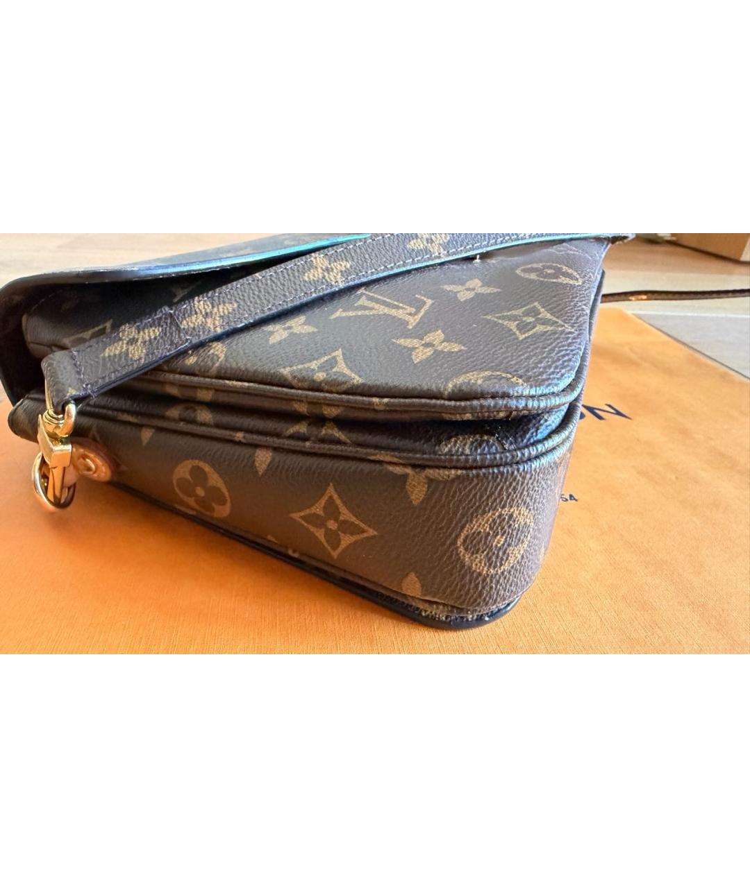 LOUIS VUITTON Коричневая сумка через плечо, фото 3