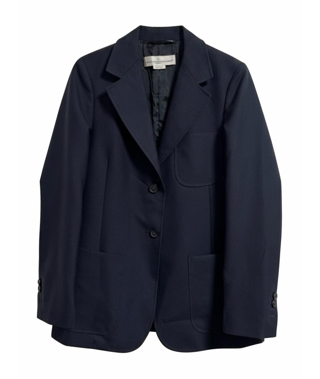 GOLDEN GOOSE DELUXE BRAND Темно-синий шерстяной жакет/пиджак, фото 1