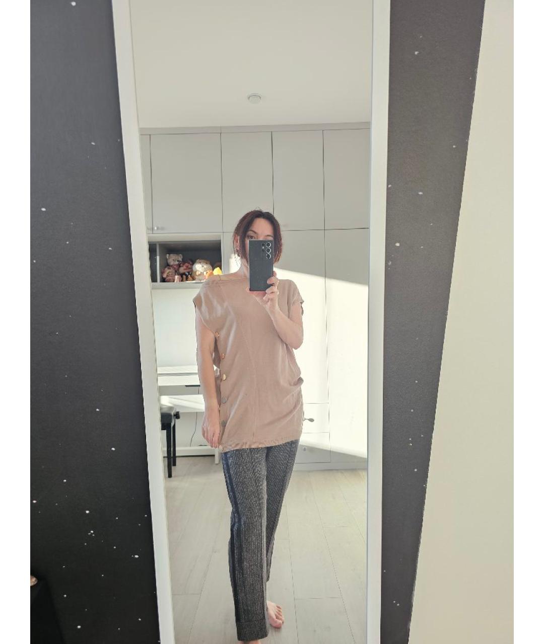 GIVENCHY Бежевый шерстяной джемпер / свитер, фото 6