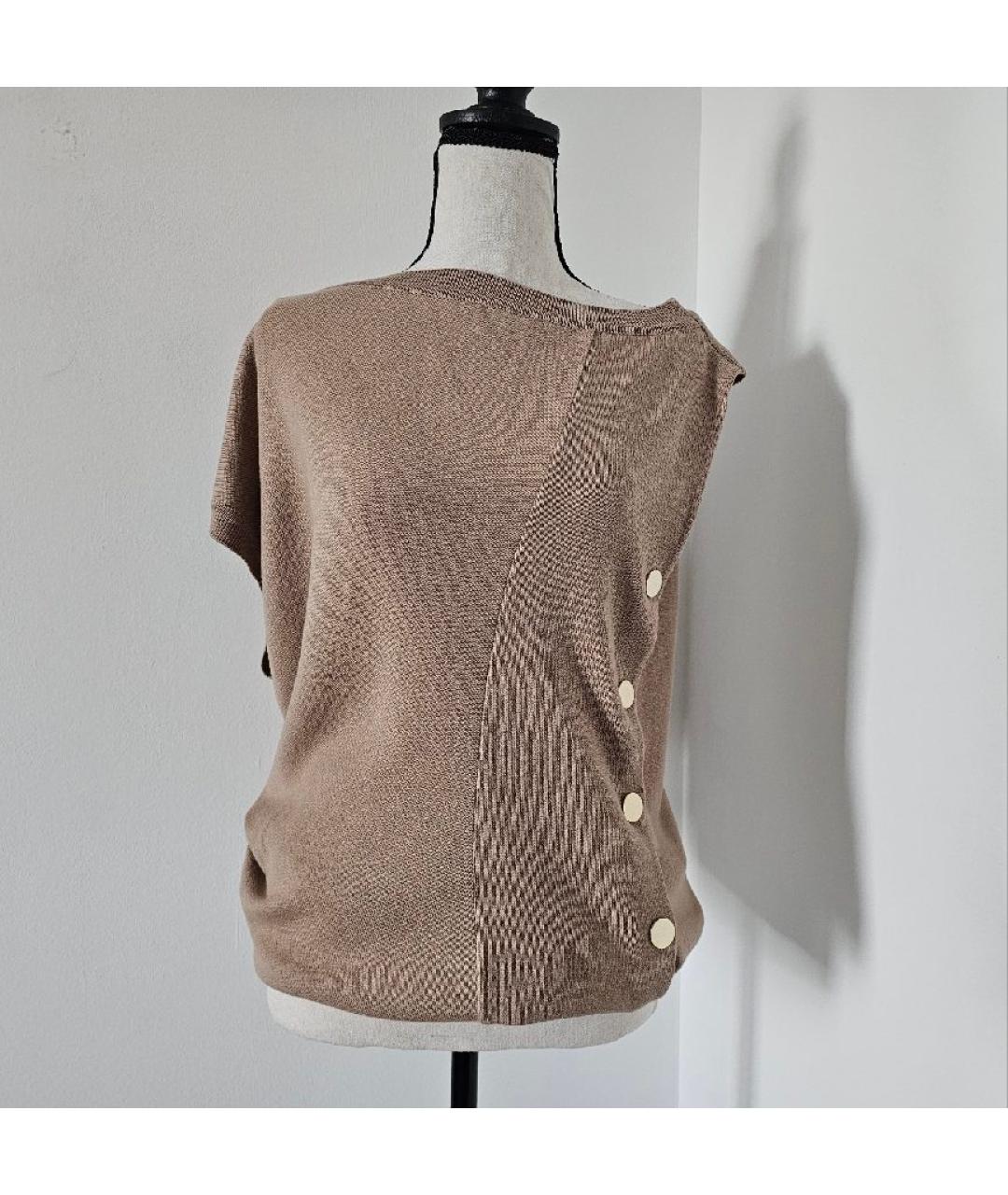 GIVENCHY Бежевый шерстяной джемпер / свитер, фото 7