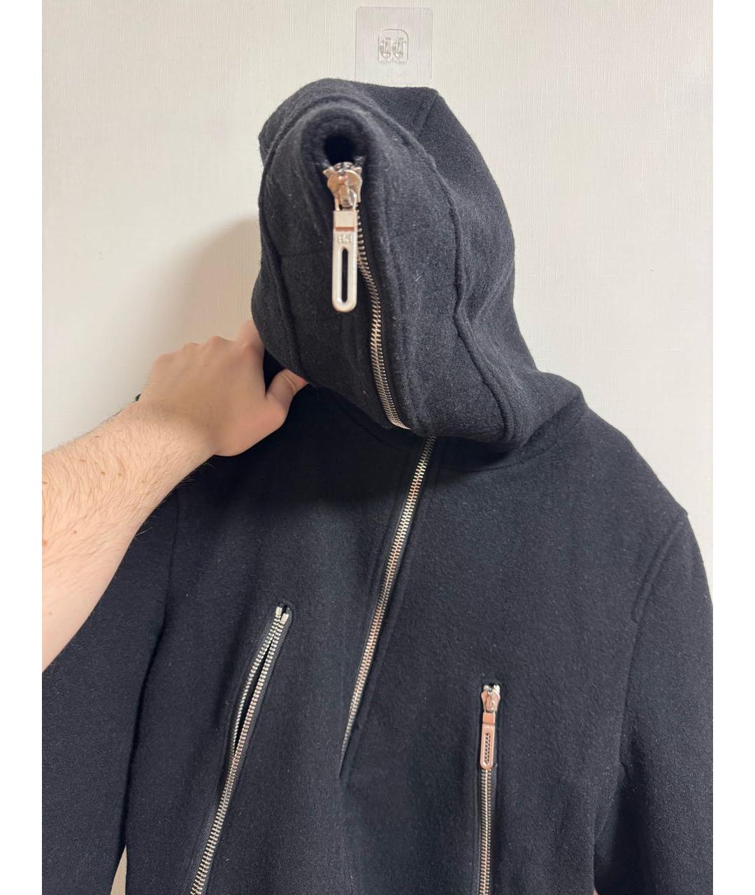 NEIL BARRETT Черная шерстяная куртка, фото 5