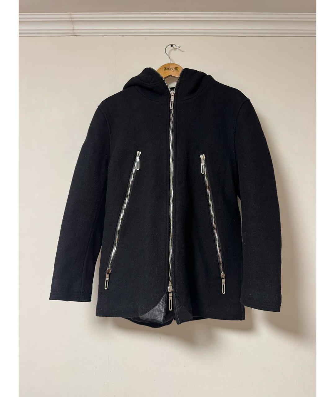 NEIL BARRETT Черная шерстяная куртка, фото 9