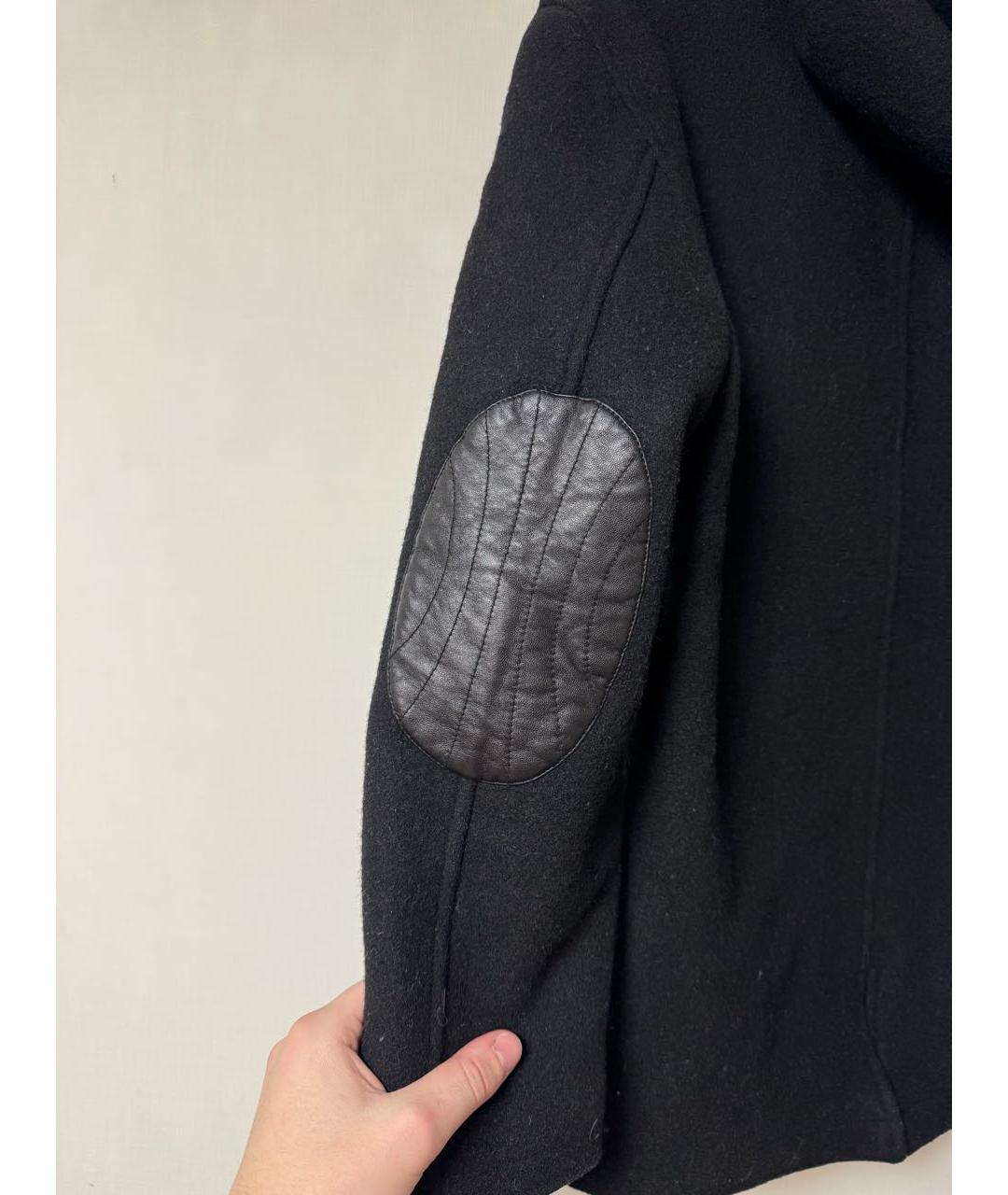 NEIL BARRETT Черная шерстяная куртка, фото 4