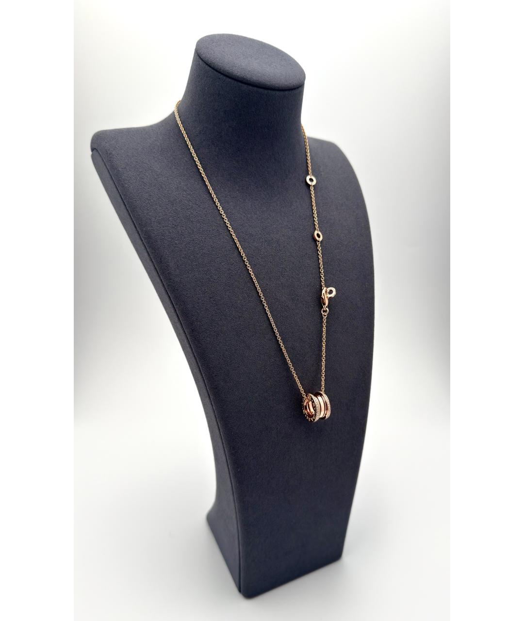 BVLGARI Золотое колье из розового золота, фото 5