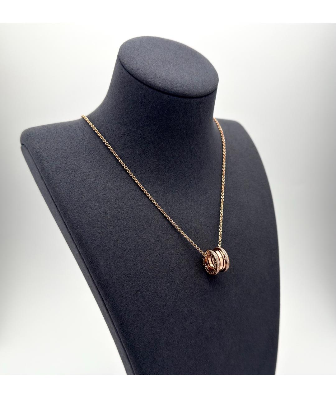 BVLGARI Золотое колье из розового золота, фото 4