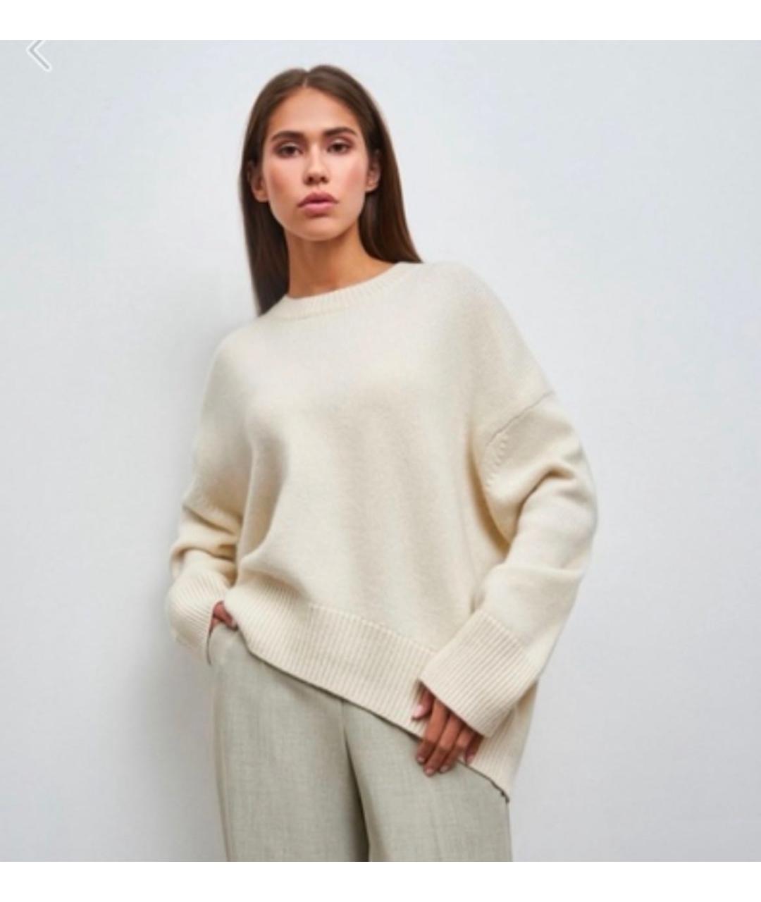 12 STOREEZ Белый шерстяной джемпер / свитер, фото 2