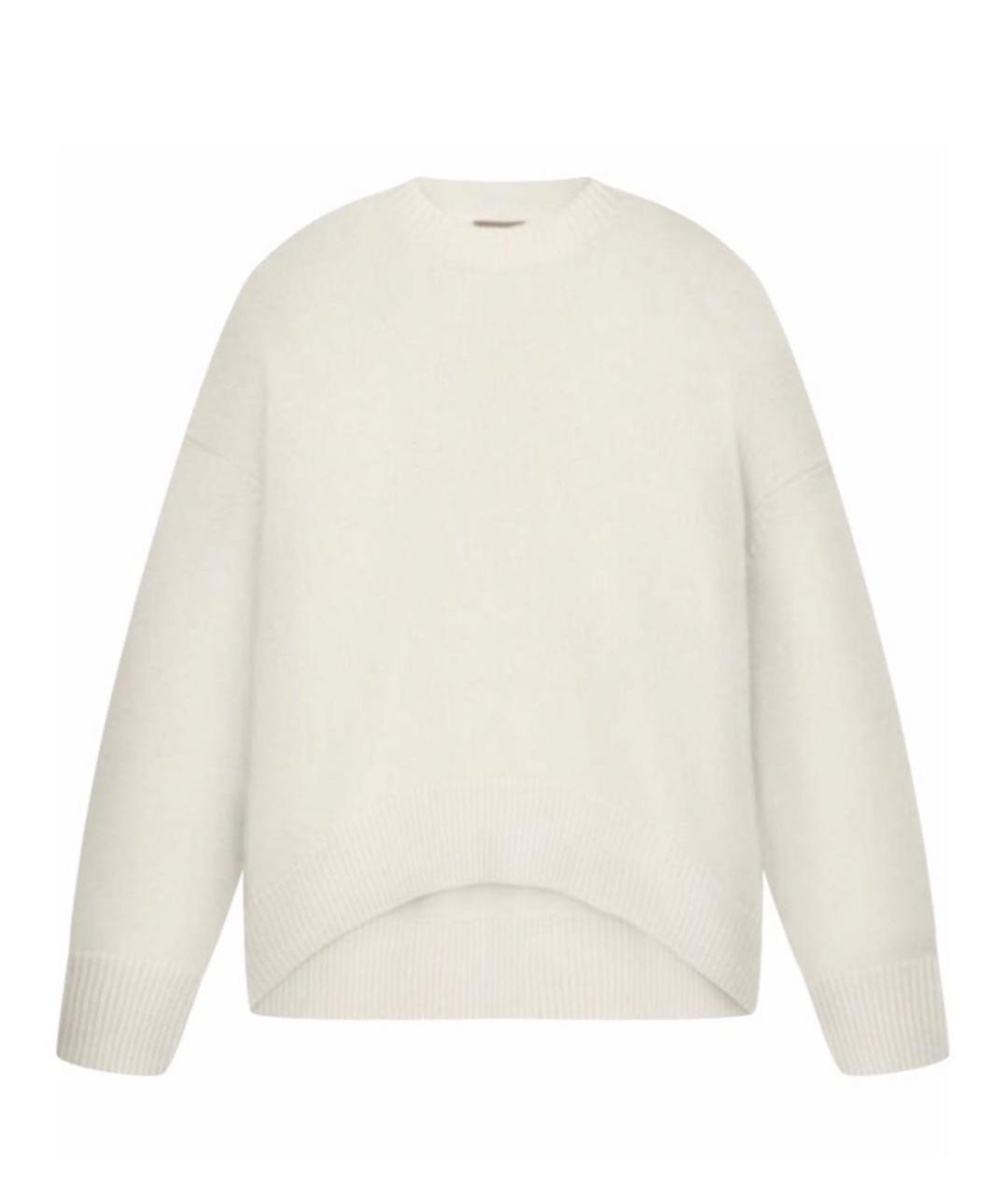 12 STOREEZ Белый шерстяной джемпер / свитер, фото 1