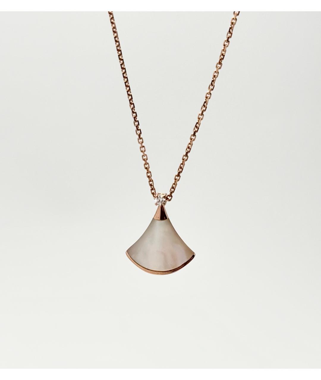 BVLGARI Золотое колье из розового золота, фото 4