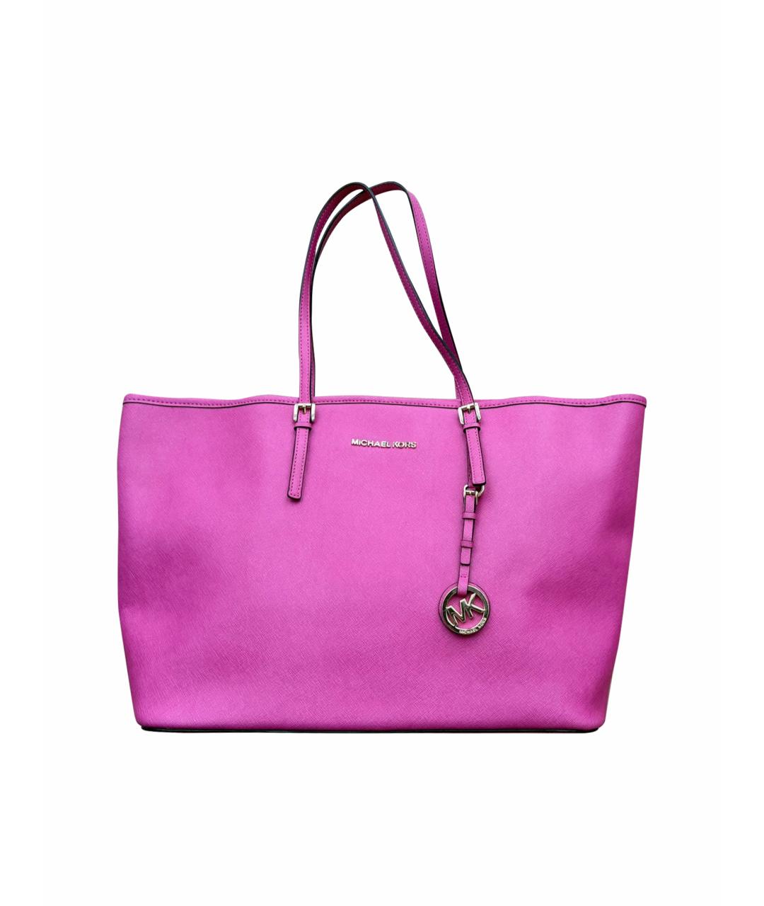 MICHAEL KORS Розовая сумка тоут, фото 1