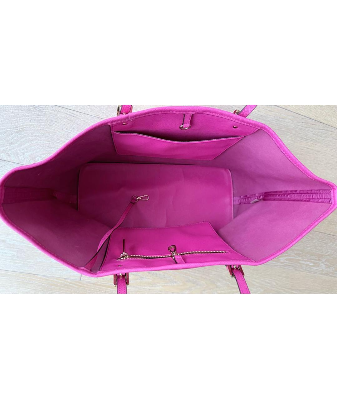 MICHAEL KORS Розовая сумка тоут, фото 3