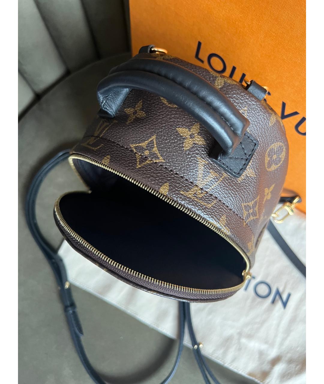 LOUIS VUITTON Коричневый рюкзак, фото 4