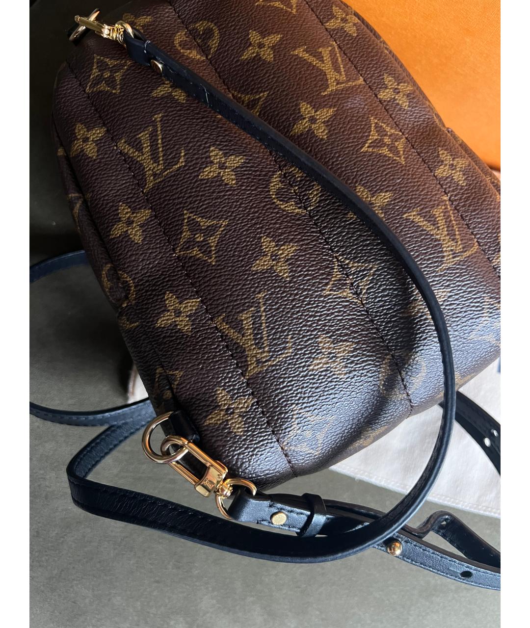 LOUIS VUITTON Коричневый рюкзак, фото 3