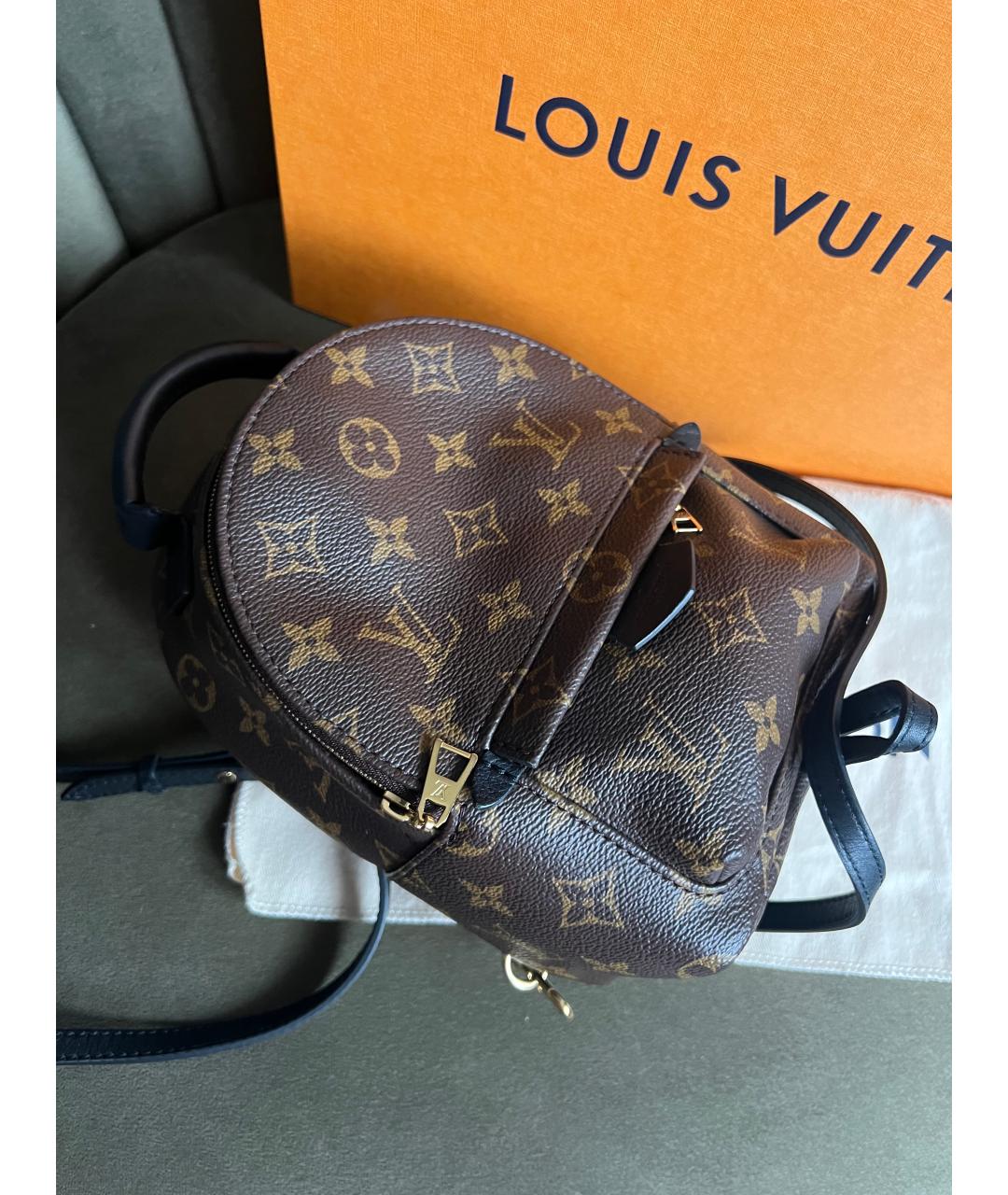 LOUIS VUITTON Коричневый рюкзак, фото 2