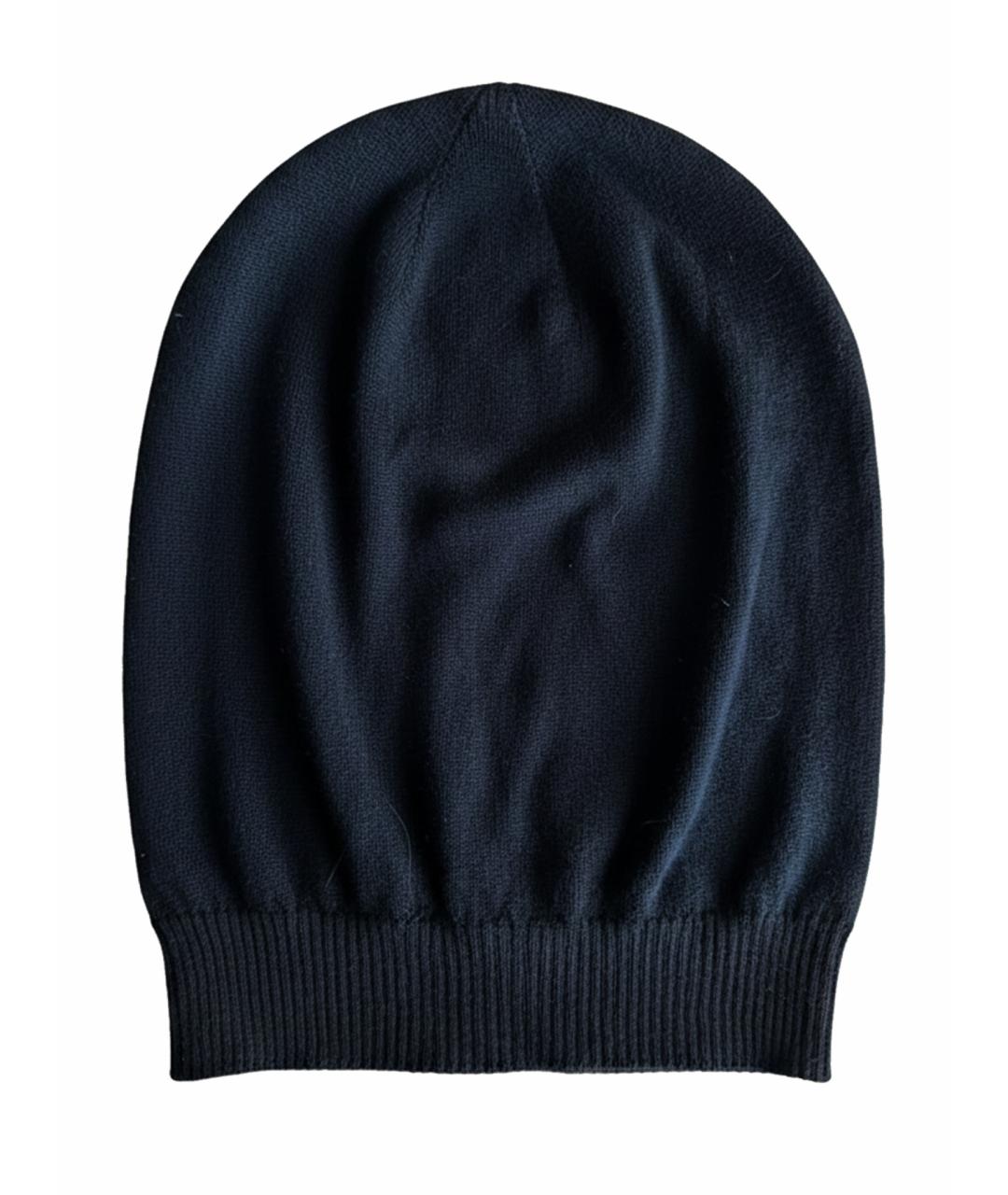 RICK OWENS Черная шерстяная шапка, фото 1