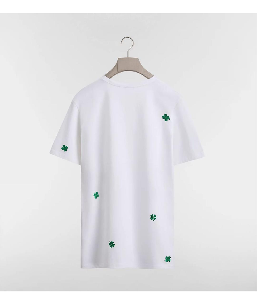 CHRISTIAN DIOR Белая хлопковая футболка, фото 4