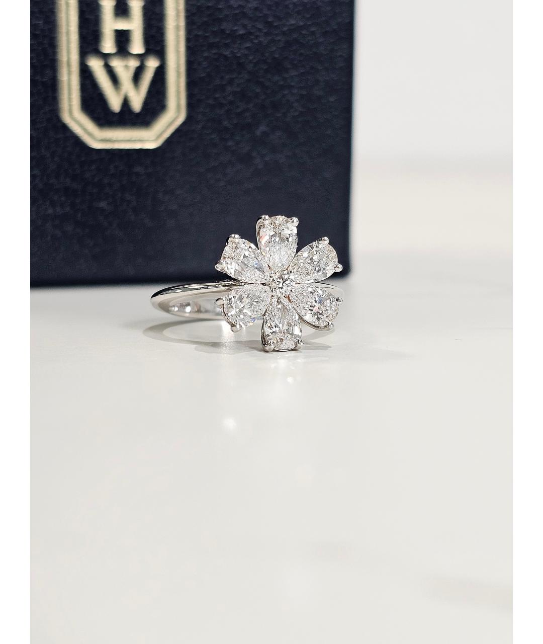 Harry Winston Серебряное платиновое кольцо, фото 3