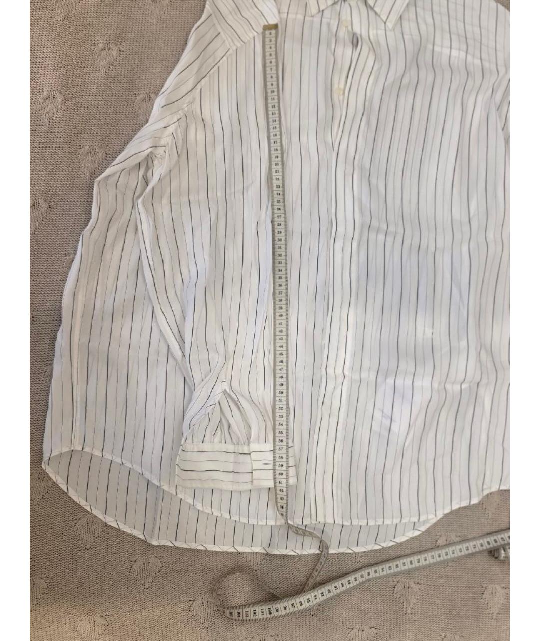 OFF-WHITE Белая шелковая кэжуал рубашка, фото 7