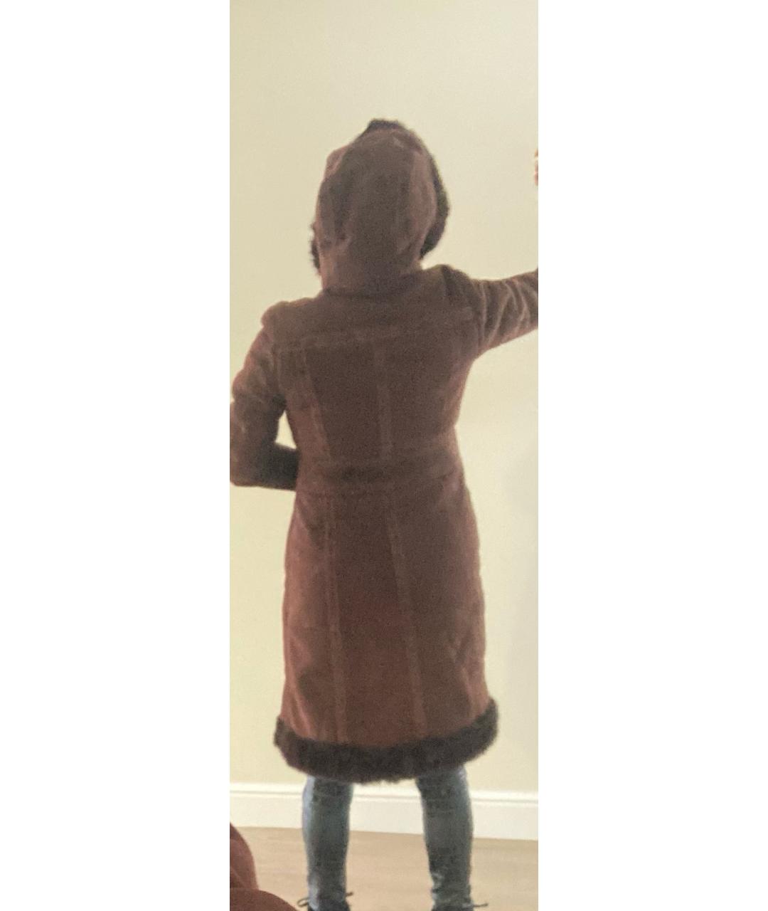 GUCCI Коричневая меховая дубленка, фото 2