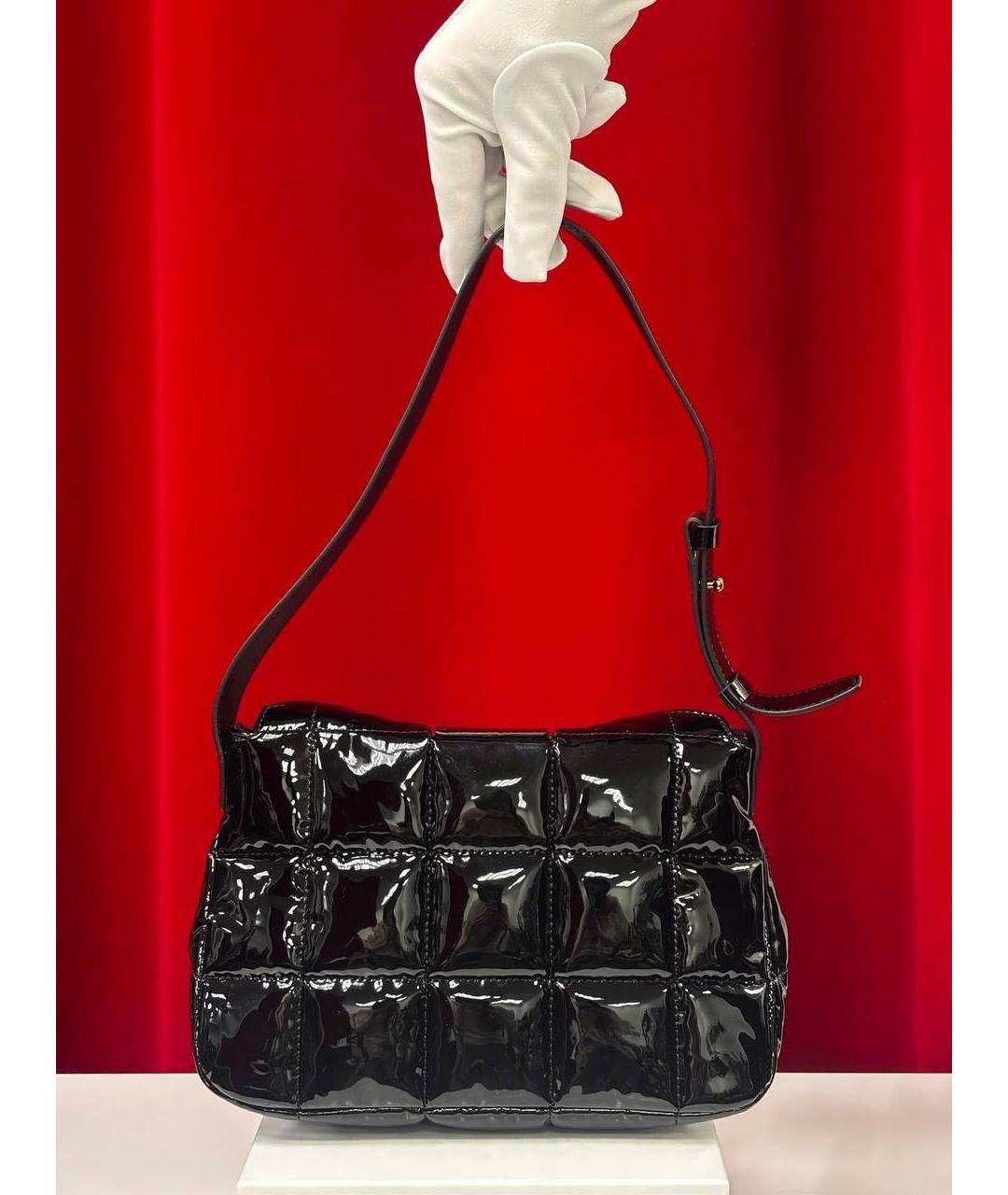 TOM FORD Черная сумка через плечо из лакированной кожи, фото 5