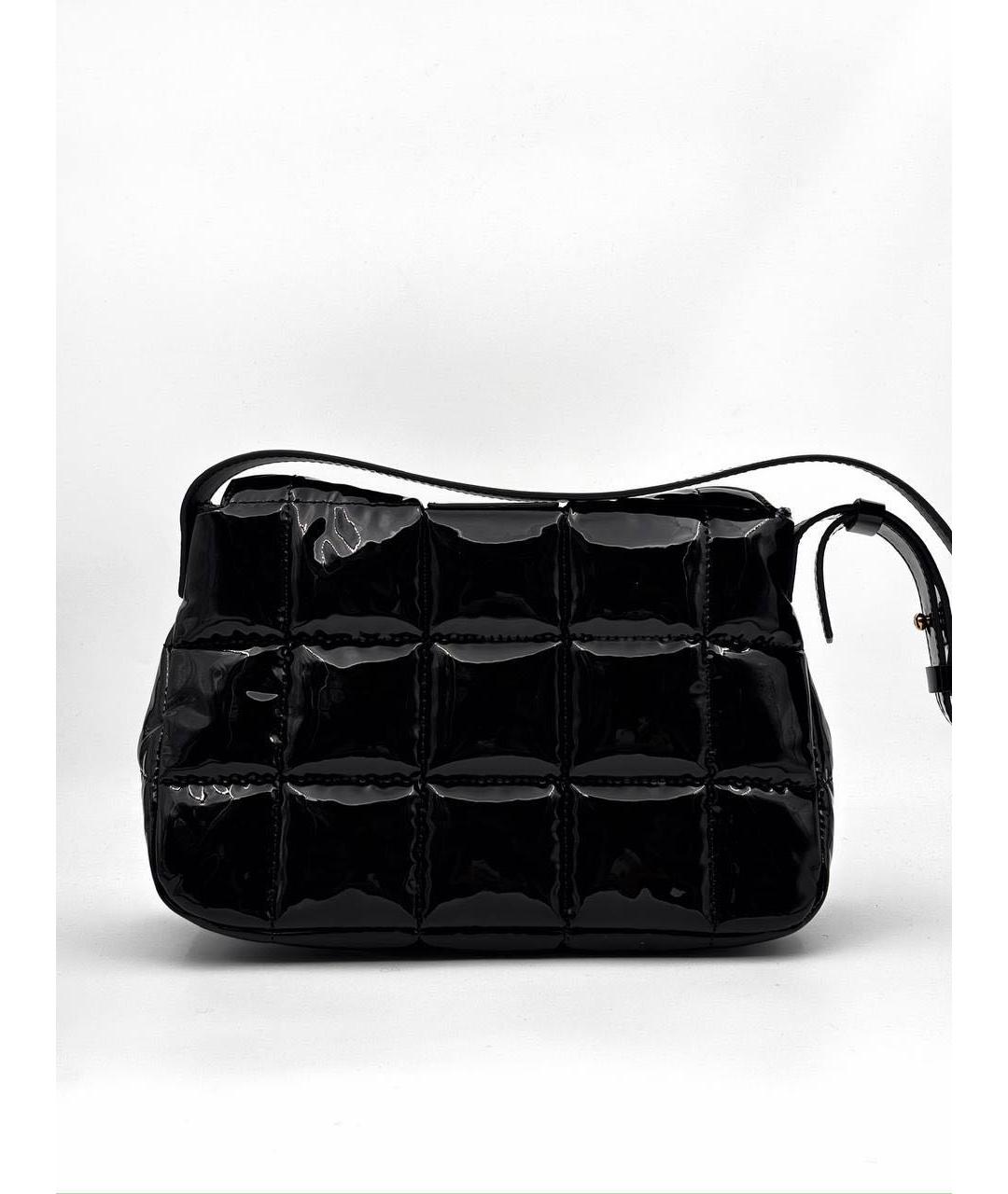 TOM FORD Черная сумка через плечо из лакированной кожи, фото 4