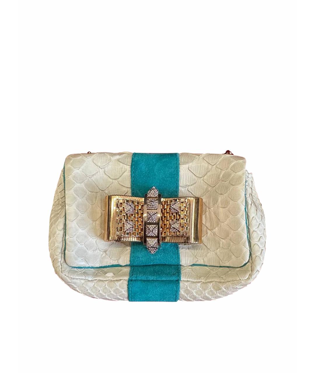 CHRISTIAN LOUBOUTIN Бежевая кожаная сумка через плечо, фото 1