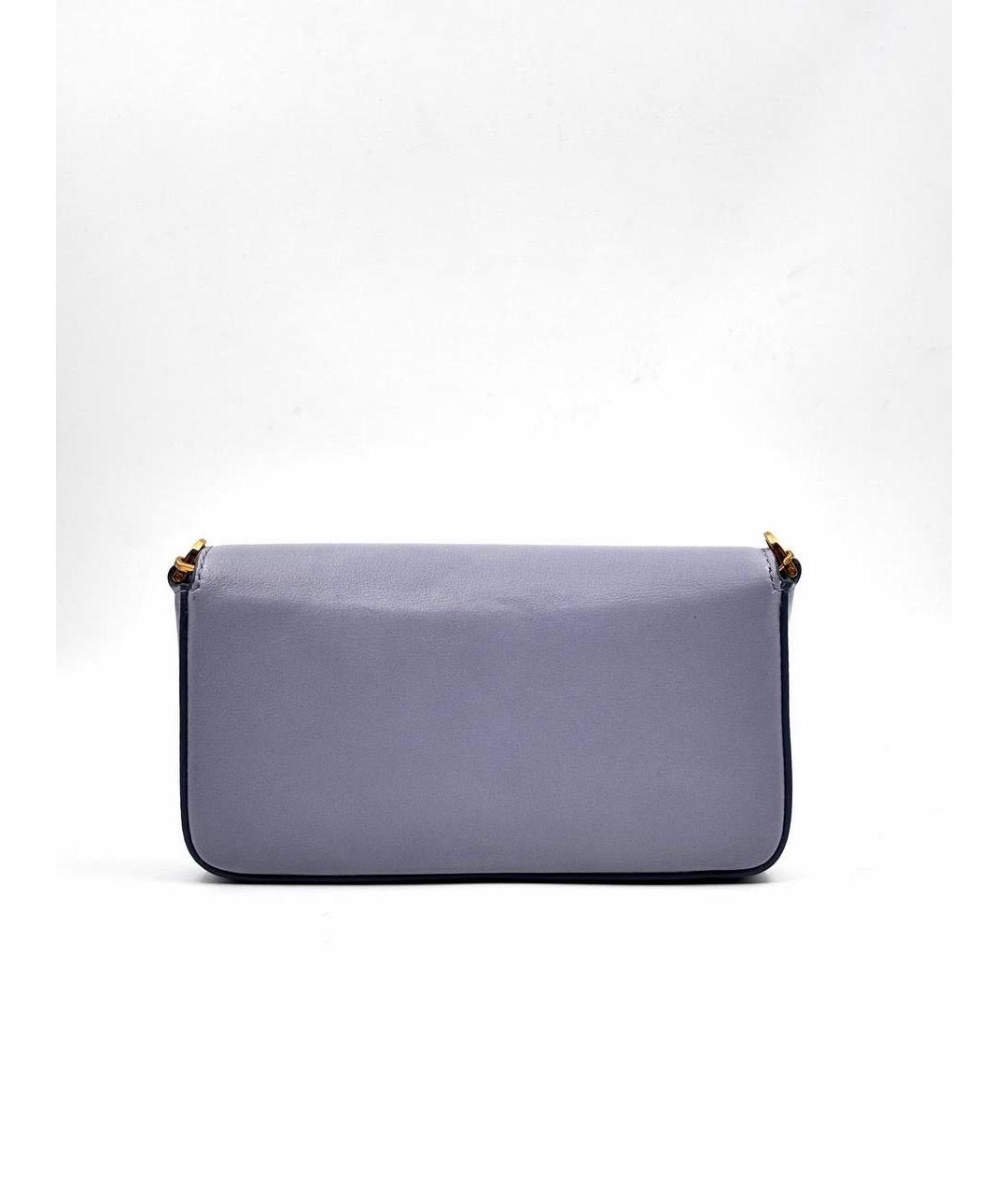 TOM FORD Голубая кожаная сумка через плечо, фото 3