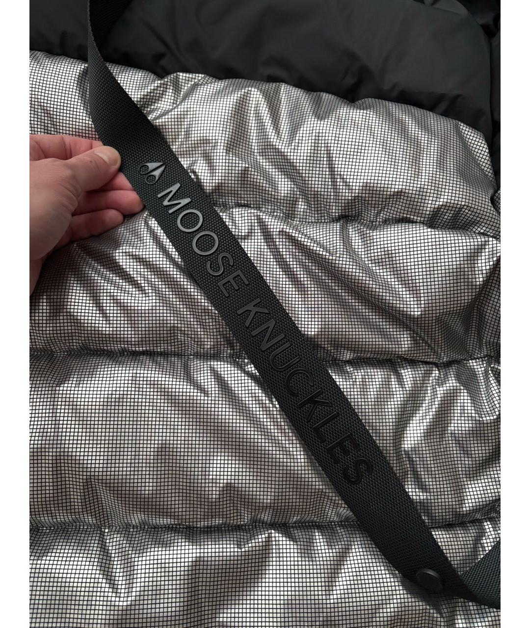 MOOSE KNUCKLES Черный полиэстеровый пуховик, фото 7