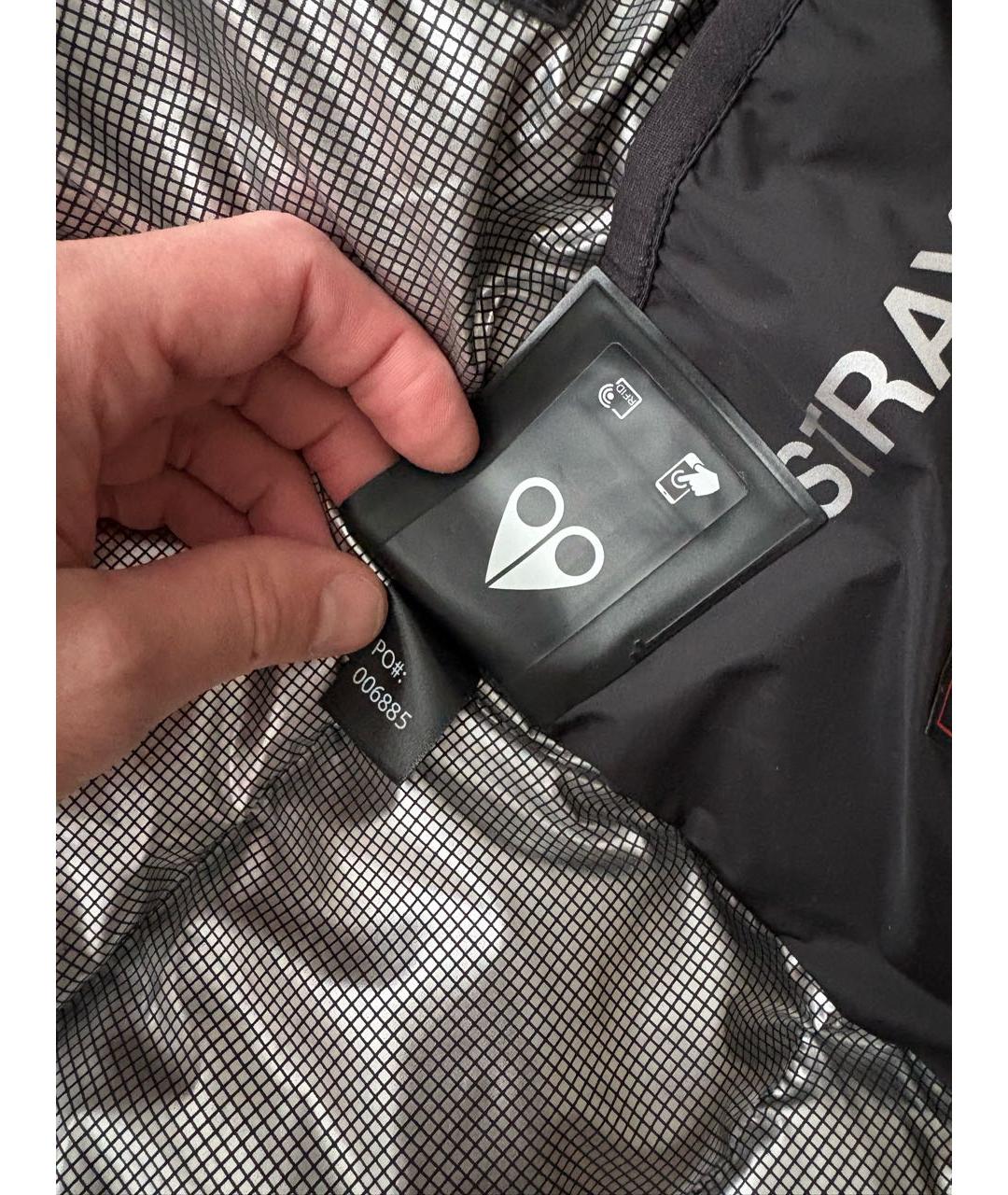 MOOSE KNUCKLES Черный полиэстеровый пуховик, фото 8