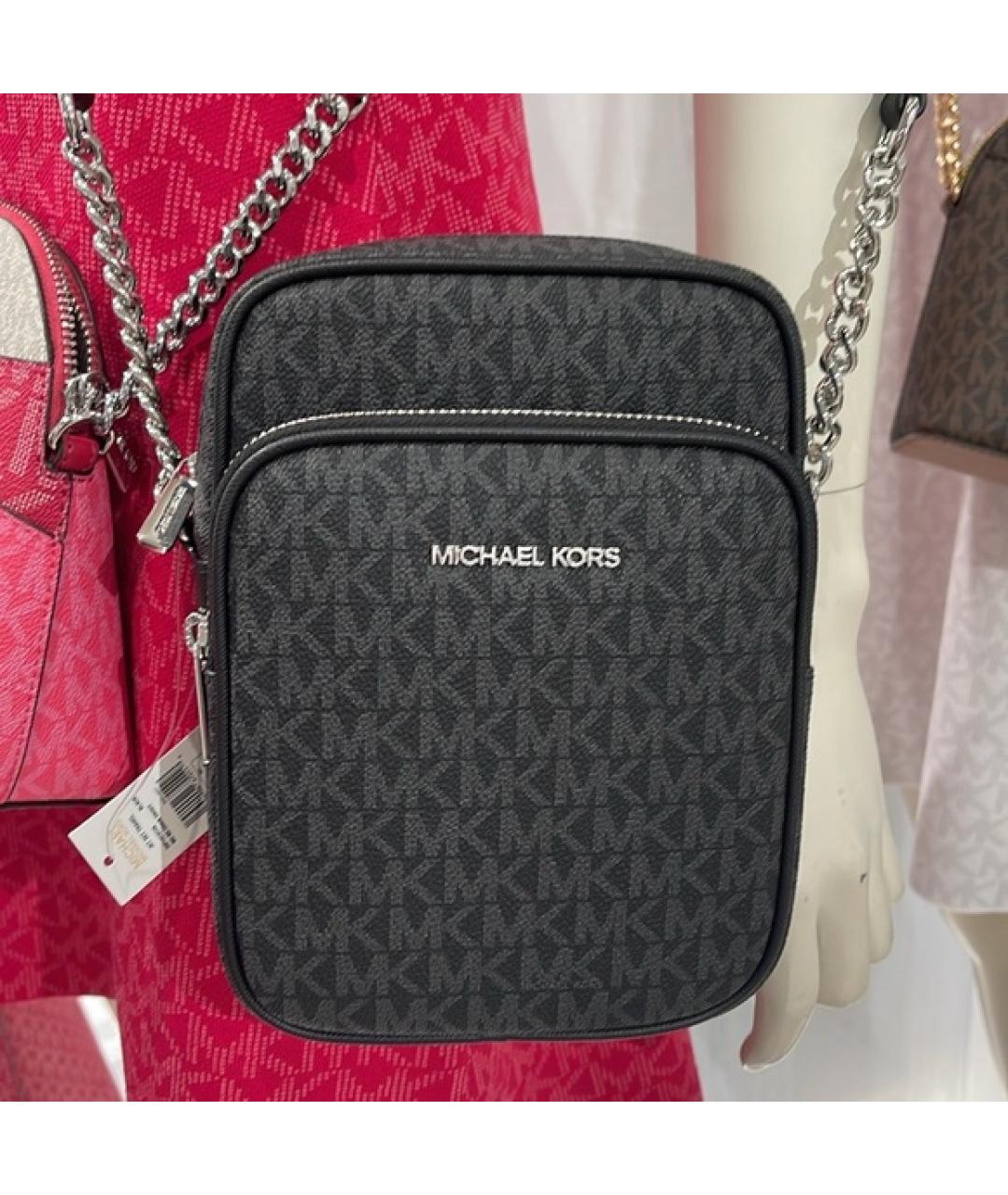 MICHAEL KORS Черная сумка через плечо, фото 6