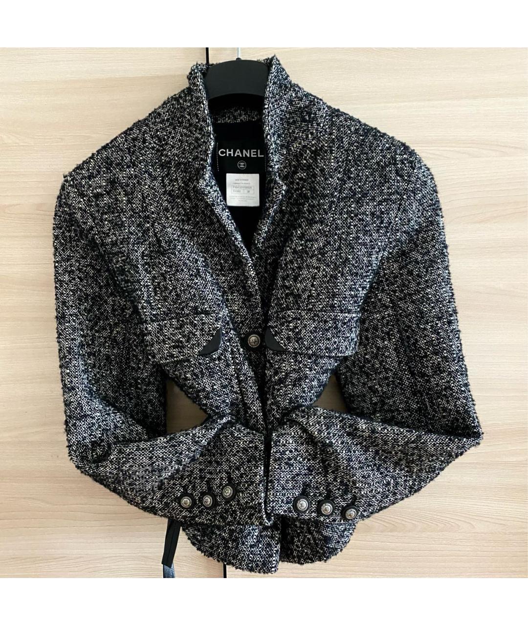 CHANEL Твидовый жакет/пиджак, фото 6