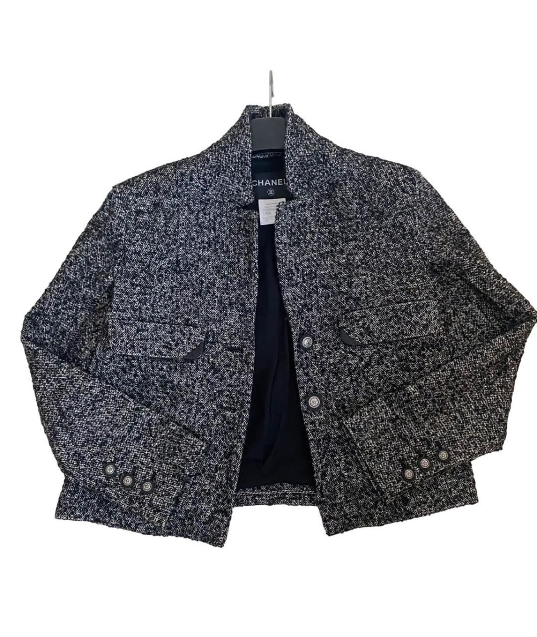 CHANEL Твидовый жакет/пиджак, фото 9