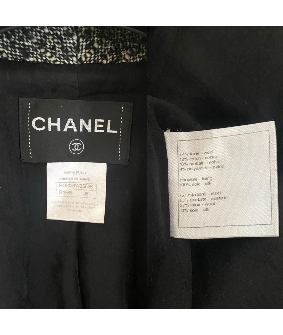 CHANEL Твидовый жакет/пиджак, фото 8